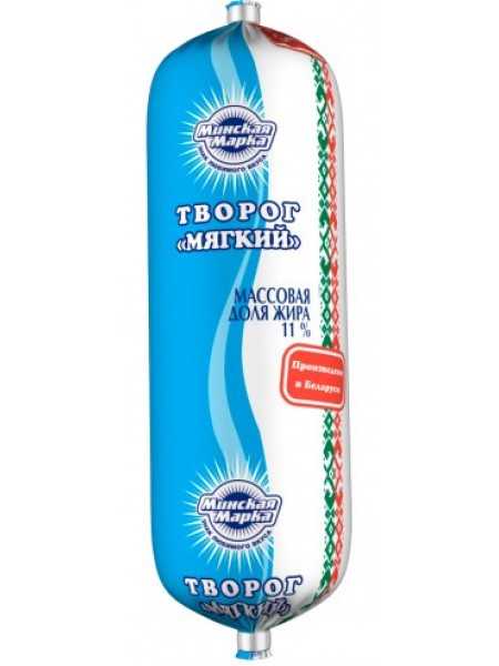 Творог мягкий 11% 400г*10 пленка Минск МЗ №1 Творог мягкий 11% 400г*10 пленка Минск МЗ №1